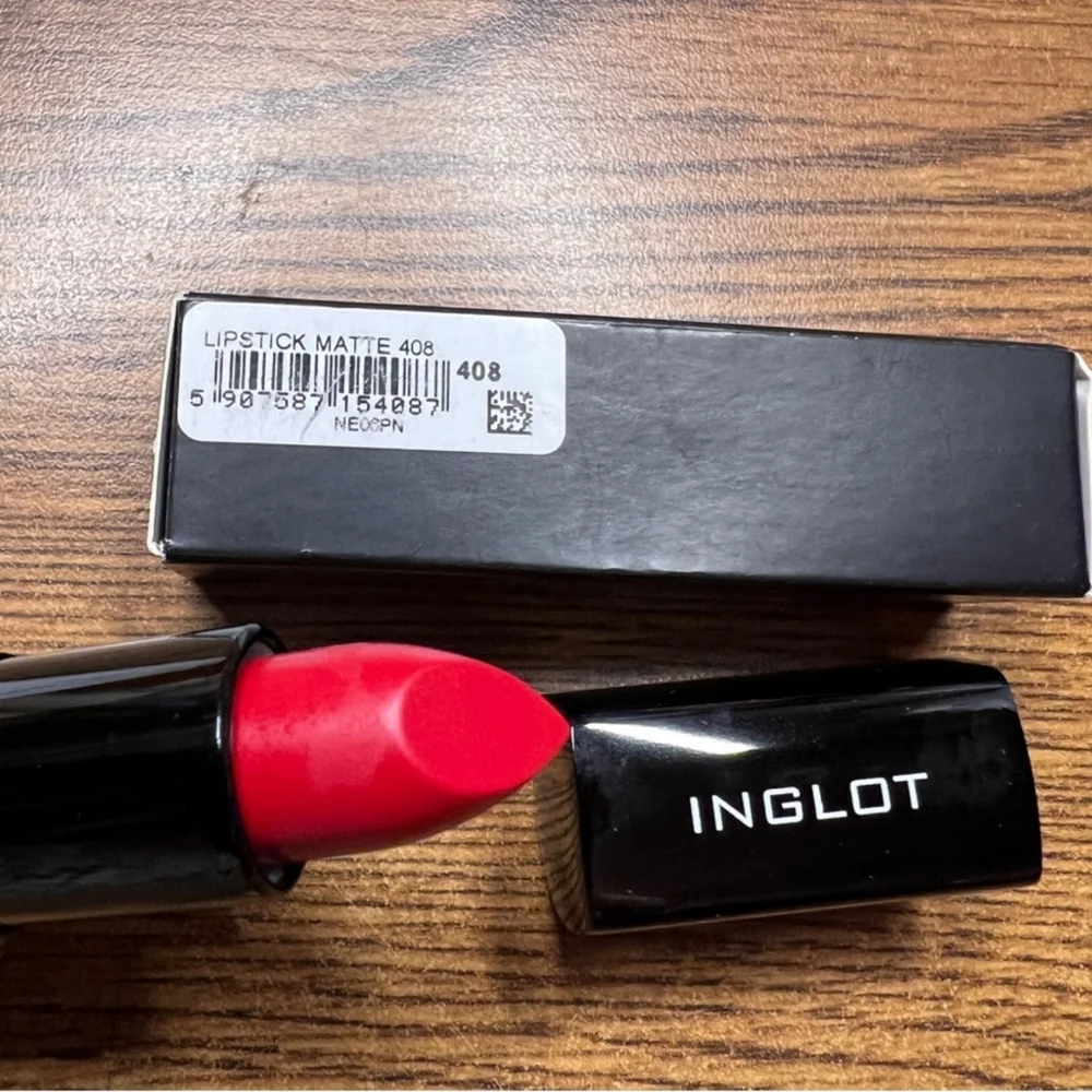 NWT Inglot Matte Lipstick 408 - Vibrant Red